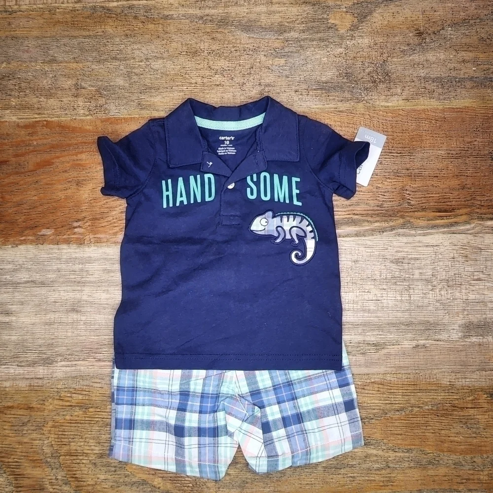 New Carter's Baby Boy Outfit 18m